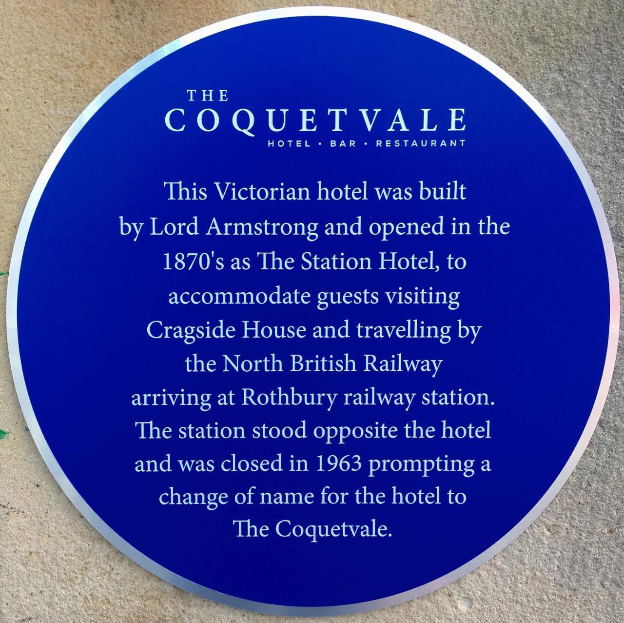 Coquetvale Hotel Rothbury Eksteriør billede